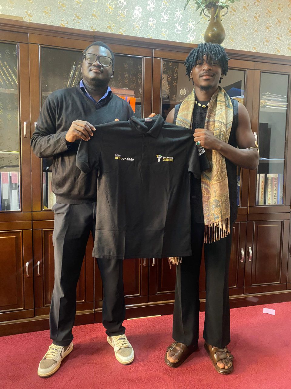 Close-up of students sharing a moment